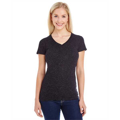 Picture of Ladies' Glitter V-Neck T-Shirt