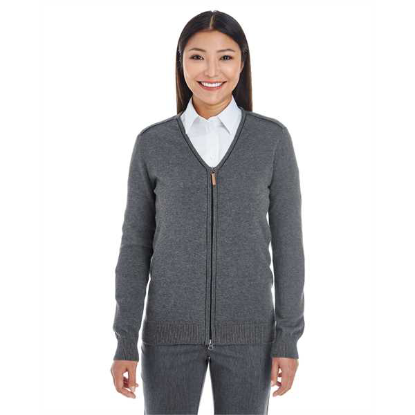 Picture of Ladies' Manchester Fully-Fashioned Full-Zip Cardigan Sweater