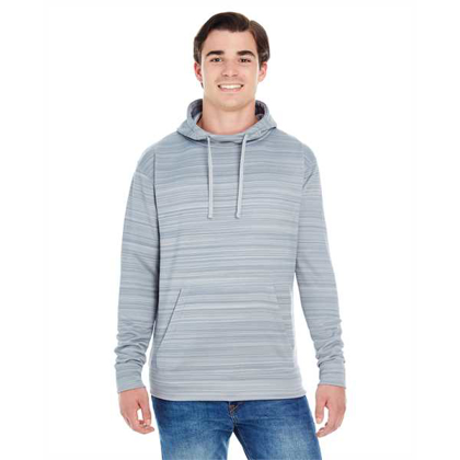 Picture of Adult Odyssey Striped Poly Fleece Pullover Hood