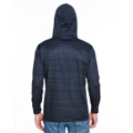 Picture of Adult Odyssey Striped Poly Fleece Pullover Hood