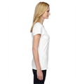 Picture of Ladies' 4.7 oz. Sofspun® Jersey Junior V-Neck T-Shirt