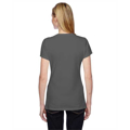 Picture of Ladies' 4.7 oz. Sofspun® Jersey Junior V-Neck T-Shirt