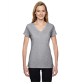 Picture of Ladies' 4.7 oz. Sofspun® Jersey Junior V-Neck T-Shirt