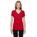 Picture of Ladies' 4.7 oz. Sofspun® Jersey Junior V-Neck T-Shirt