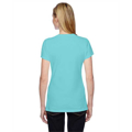 Picture of Ladies' 4.7 oz. Sofspun® Jersey Junior V-Neck T-Shirt