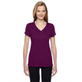 Picture of Ladies' 4.7 oz. Sofspun® Jersey Junior V-Neck T-Shirt