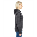 Picture of Ladies' Odyssey Striped Poly Fleece Lapover Hood