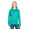 Picture of Ladies' Odyssey Striped Poly Fleece Lapover Hood