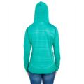 Picture of Ladies' Odyssey Striped Poly Fleece Lapover Hood