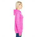 Picture of Ladies' Odyssey Striped Poly Fleece Lapover Hood