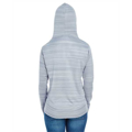 Picture of Ladies' Odyssey Striped Poly Fleece Lapover Hood
