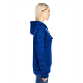Picture of Ladies' Odyssey Striped Poly Fleece Lapover Hood