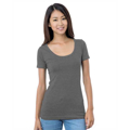 Picture of Junior's 4.2 oz., Fine Jersey Wide Scoop Neck T-Shirt