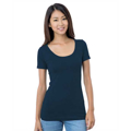 Picture of Junior's 4.2 oz., Fine Jersey Wide Scoop Neck T-Shirt