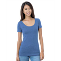 Picture of Junior's 4.2 oz., Fine Jersey Wide Scoop Neck T-Shirt