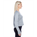 Picture of Ladies' Odyssey Striped Poly Fleece Hi-Lo Crew