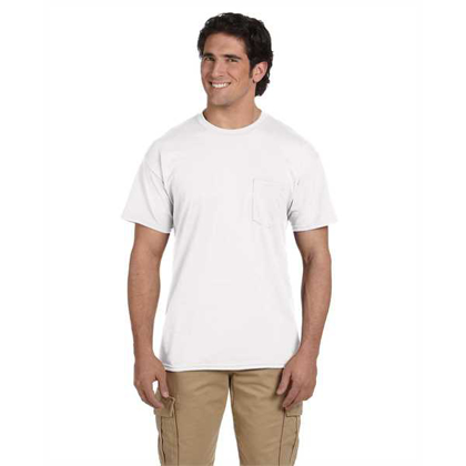 Picture of Adult 5.5 oz., 50/50 Pocket T-Shirt