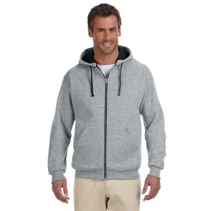 Picture of Adult 8 oz. NuBlend® Contrast Full-Zip Hood