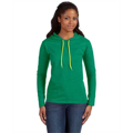 Picture of Ladies' Lightweight Long-Sleeve Hooded T-Shirt