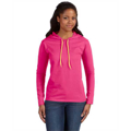Picture of Ladies' Lightweight Long-Sleeve Hooded T-Shirt