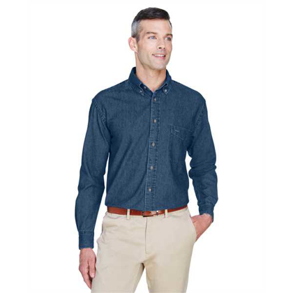 Picture of Men's Tall 6.5 oz. Long-Sleeve Denim Shirt