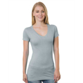 Picture of Junior's 4.2 oz., Fine Jersey V-Neck T-Shirt
