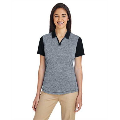 Picture of Ladies' Heather Block Polo