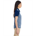 Picture of Ladies' Heather Block Polo