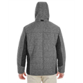 Picture of Men's Midtown Insulated Fabric-Block Jacket with Crosshatch Mélange