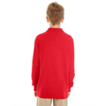 Picture of Youth 5.6 oz. SpotShield™ Long-Sleeve Jersey Polo