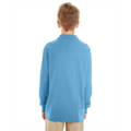 Picture of Youth 5.6 oz. SpotShield™ Long-Sleeve Jersey Polo