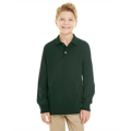 Picture of Youth 5.6 oz. SpotShield™ Long-Sleeve Jersey Polo