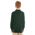 Picture of Youth 5.6 oz. SpotShield™ Long-Sleeve Jersey Polo