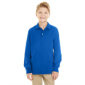 Picture of Youth 5.6 oz. SpotShield™ Long-Sleeve Jersey Polo