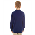 Picture of Youth 5.6 oz. SpotShield™ Long-Sleeve Jersey Polo