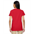 Picture of Ladies' Heavy Cotton™ 5.3 oz. V-Neck T-Shirt
