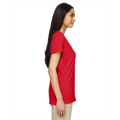 Picture of Ladies' Heavy Cotton™ 5.3 oz. V-Neck T-Shirt