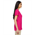 Picture of Ladies' Heavy Cotton™ 5.3 oz. V-Neck T-Shirt