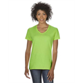 Picture of Ladies' Heavy Cotton™ 5.3 oz. V-Neck T-Shirt