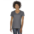 Picture of Ladies' Heavy Cotton™ 5.3 oz. V-Neck T-Shirt