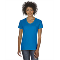 Picture of Ladies' Heavy Cotton™ 5.3 oz. V-Neck T-Shirt