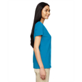 Picture of Ladies' Heavy Cotton™ 5.3 oz. V-Neck T-Shirt
