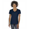 Picture of Ladies' Heavy Cotton™ 5.3 oz. V-Neck T-Shirt