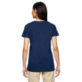 Picture of Ladies' Heavy Cotton™ 5.3 oz. V-Neck T-Shirt