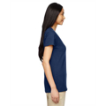 Picture of Ladies' Heavy Cotton™ 5.3 oz. V-Neck T-Shirt