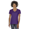 Picture of Ladies' Heavy Cotton™ 5.3 oz. V-Neck T-Shirt