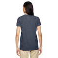 Picture of Ladies' Heavy Cotton™ 5.3 oz. V-Neck T-Shirt