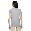 Picture of Ladies' Heavy Cotton™ 5.3 oz. V-Neck T-Shirt