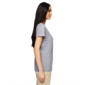 Picture of Ladies' Heavy Cotton™ 5.3 oz. V-Neck T-Shirt