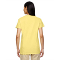 Picture of Ladies' Heavy Cotton™ 5.3 oz. V-Neck T-Shirt